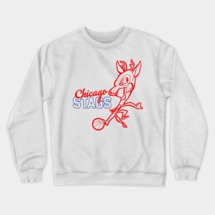 Defunct Chicago Stags Basketball Team Crewneck Sweatshirt
